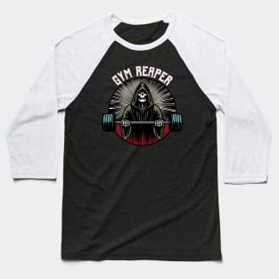 Gym Reaper Workout Baseball T-Shirt